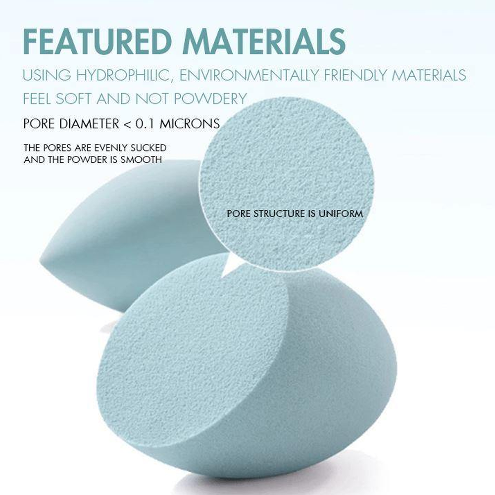 10 Colors Diamond Makeup Blender Sponge (with box)