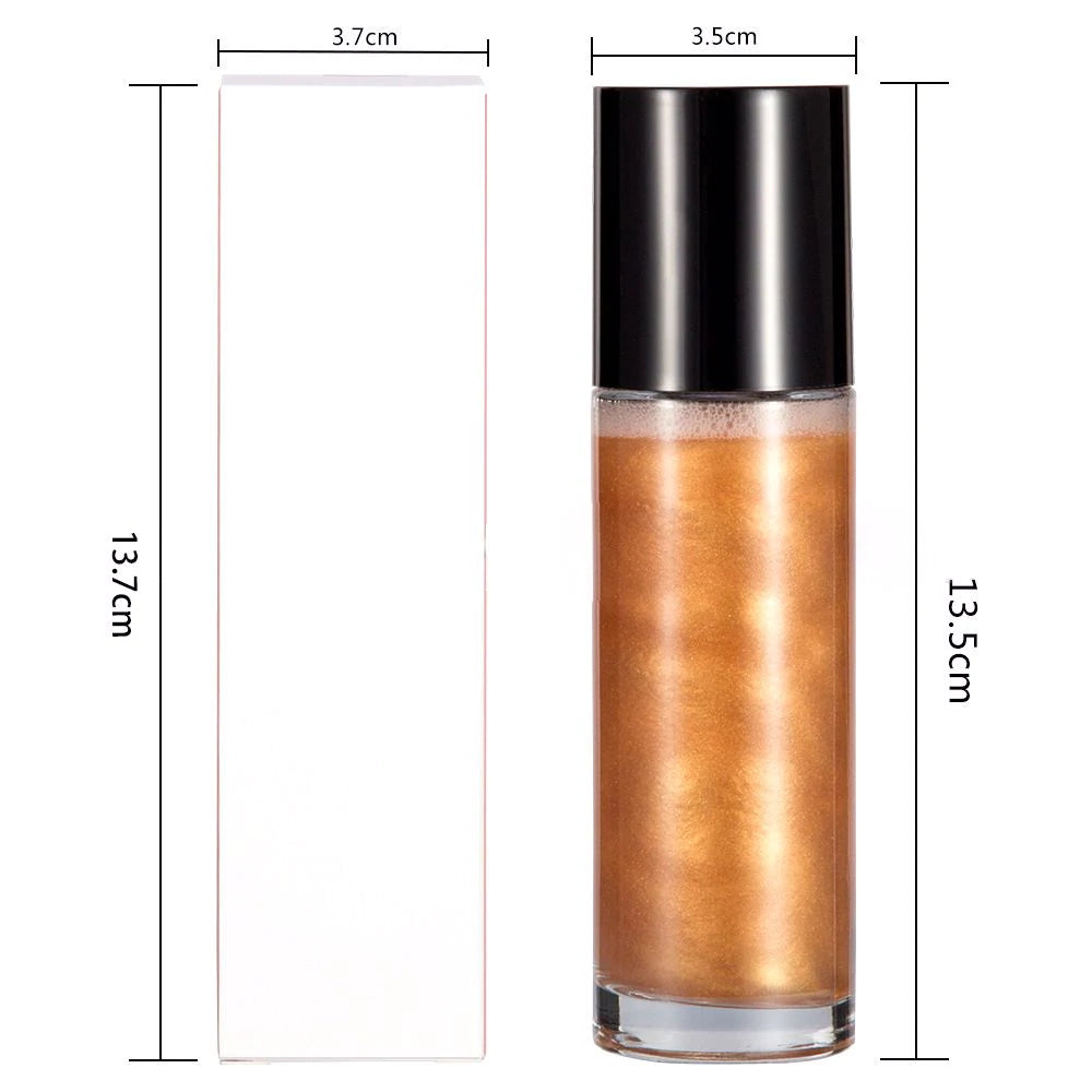 BEAUTIFUL BOSS 4 Colors Beauty Shimmer Highlight Spray.