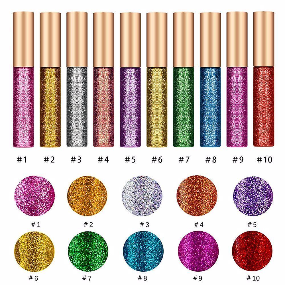 BEAUTIFUL BOSS 10 Color Glitter Eyeliner