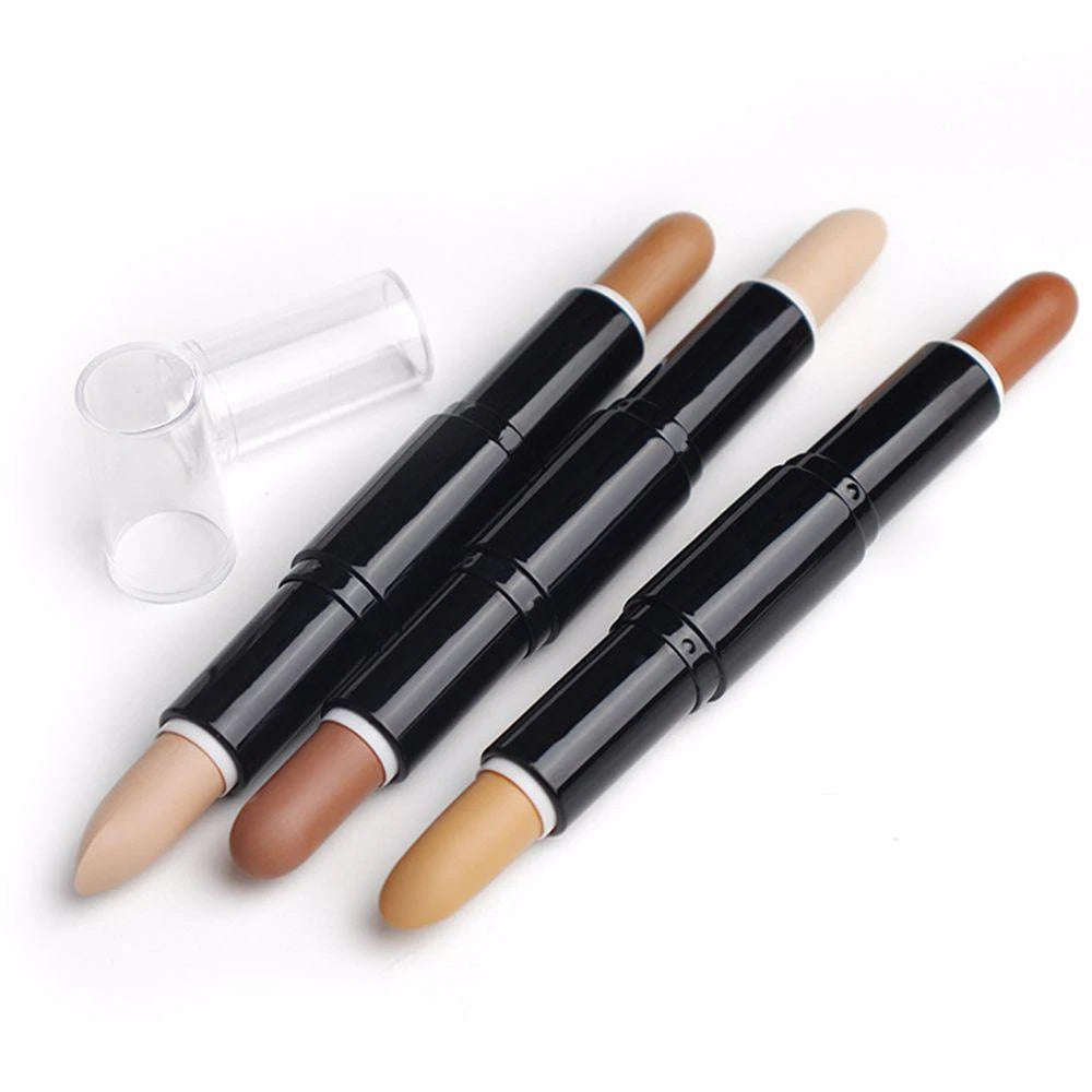 BEAUTIFUL BOSS 3 Kinds of Double-headed Highlight Concealer Contouring Stick.