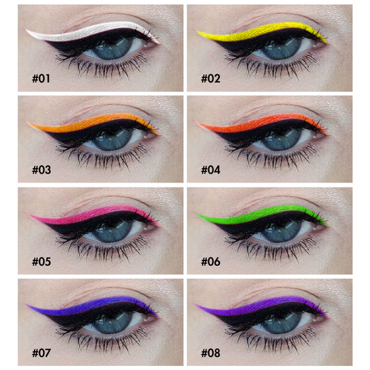 8 Colors waterproof Fluorescent eyeliner