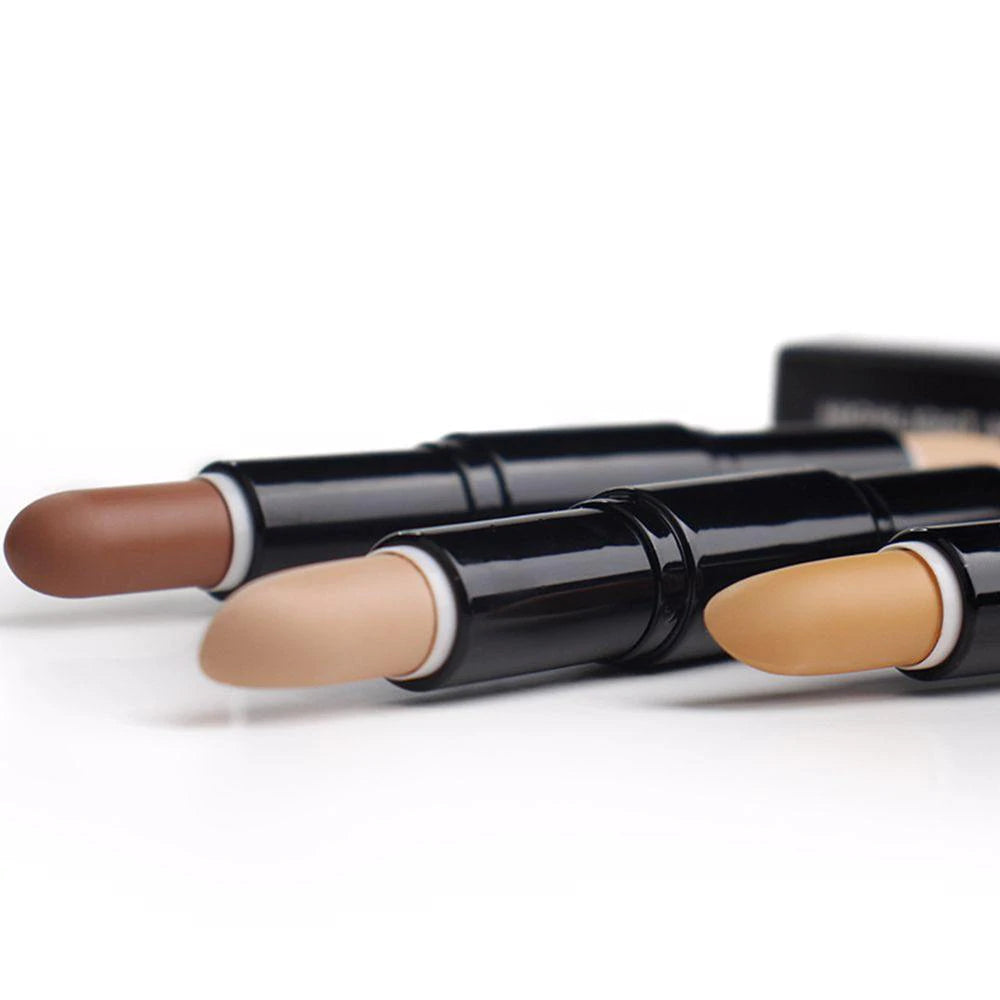 BEAUTIFUL BOSS 3 Kinds of Double-headed Highlight Concealer Contouring Stick.