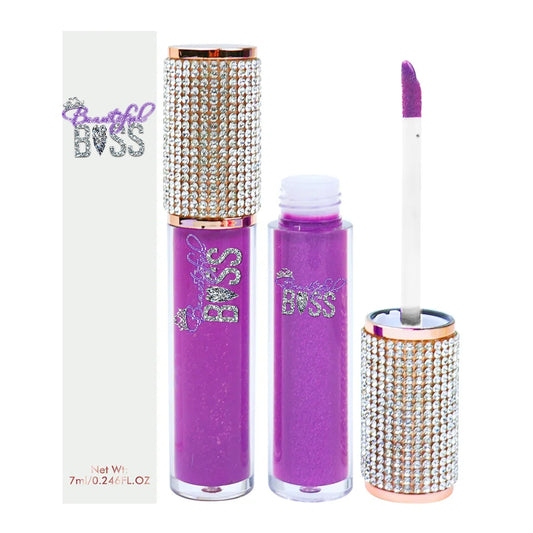BEAUTIFUL BOSS Diamond Lid Lip Gloss.