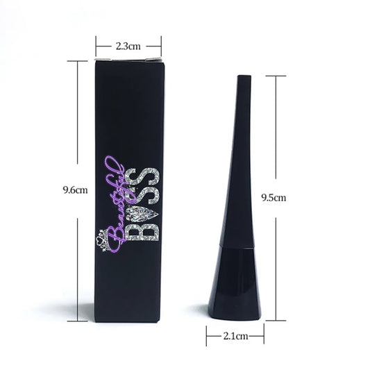 BEAUTIFUL BOSS Black Waterproof and Long Lasting Liquid Eyeliner.