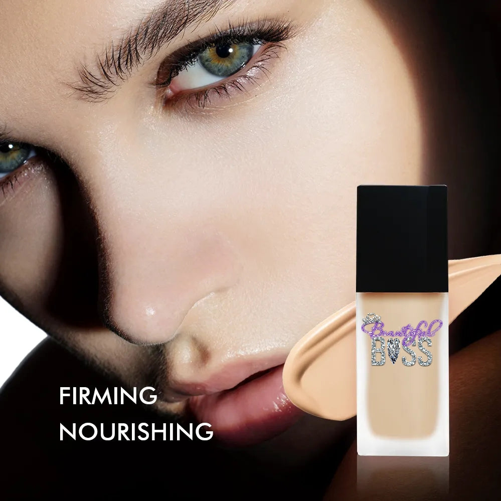 BEAUTIFUL BOSS 15 Colors Black Lid Square Tube Foundation (Colors Expansion)