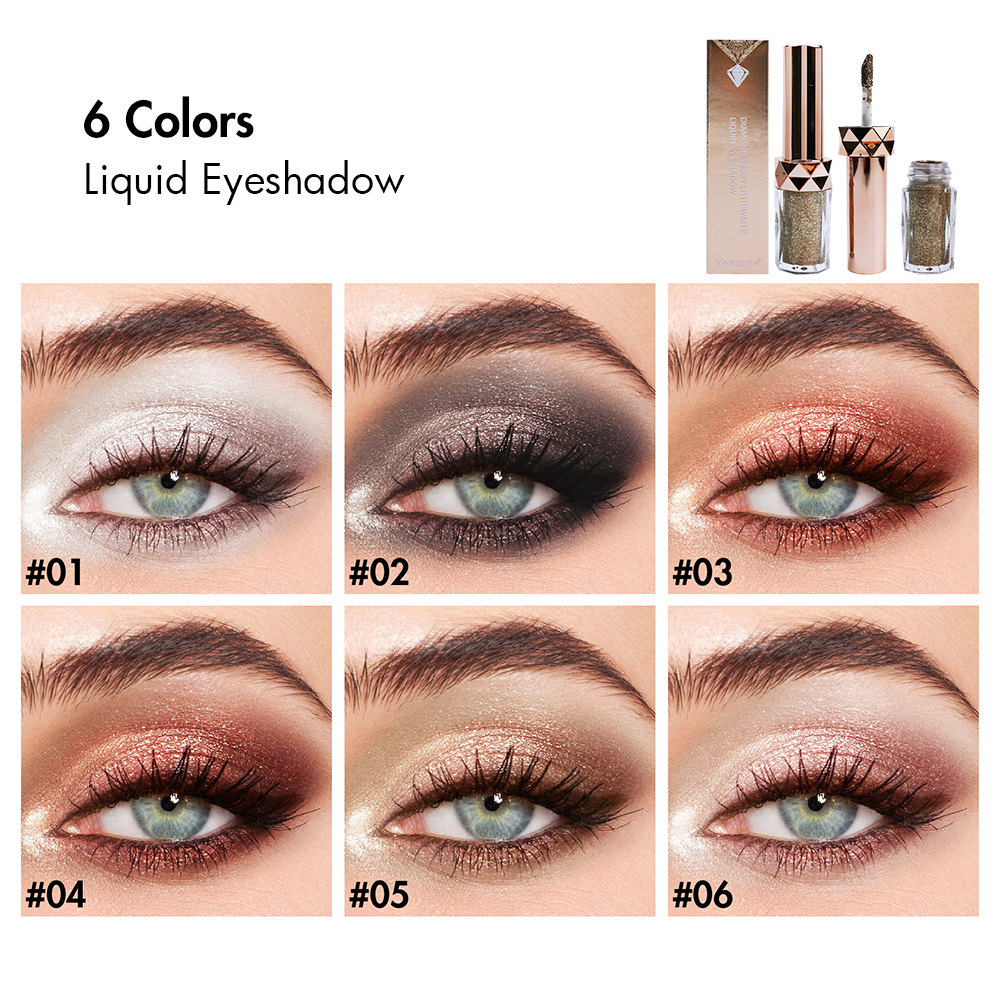 6 Colors Liquid Eyeshadow