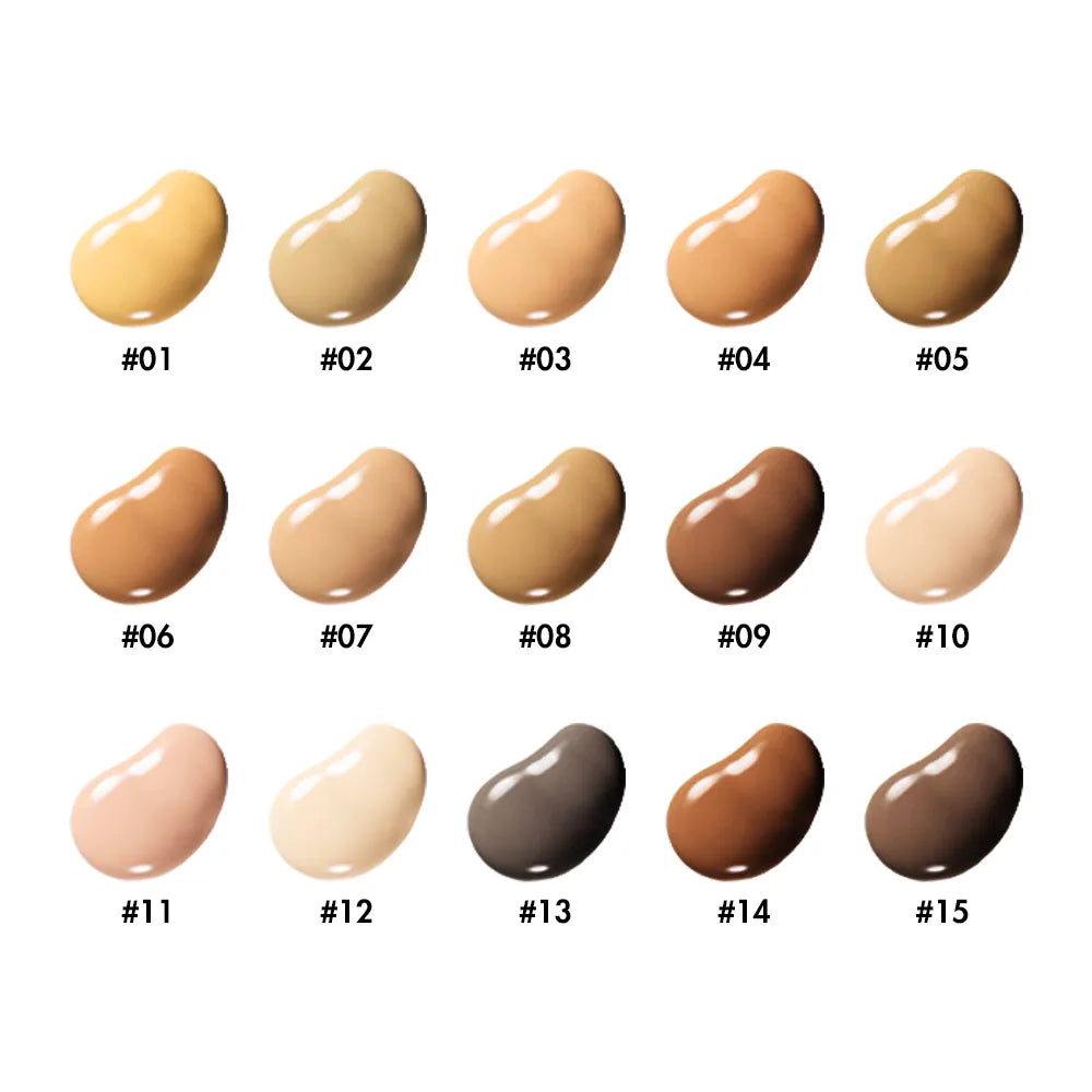 BEAUTIFUL BOSS 15 Colors Black Lid Square Tube Foundation (Colors Expansion)