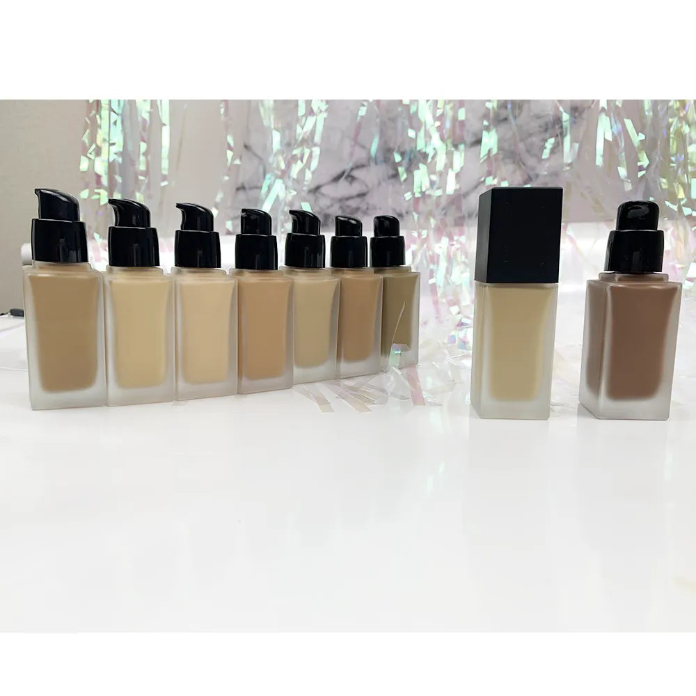 BEAUTIFUL BOSS 15 Colors Black Lid Square Tube Foundation (Colors Expansion)